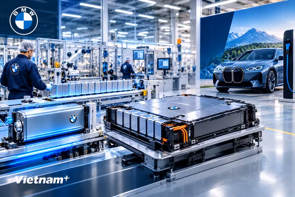 Nhà sản xuất ôtô Đức BMW bắt đầu sản xuất pin 6G tại Trung Quốc