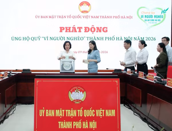 Hà Nội tiếp nhận khoảng 74 tỷ đồng ủng hộ Quỹ “Vì người nghèo” năm 2026