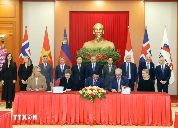 Báo Thái Lan đưa tin Việt Nam ký FTA với EFTA