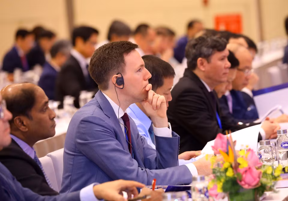 Đại biểu trong nước và quốc tế dự diễn đàn. (Ảnh: Văn Điệp/TTXVN)