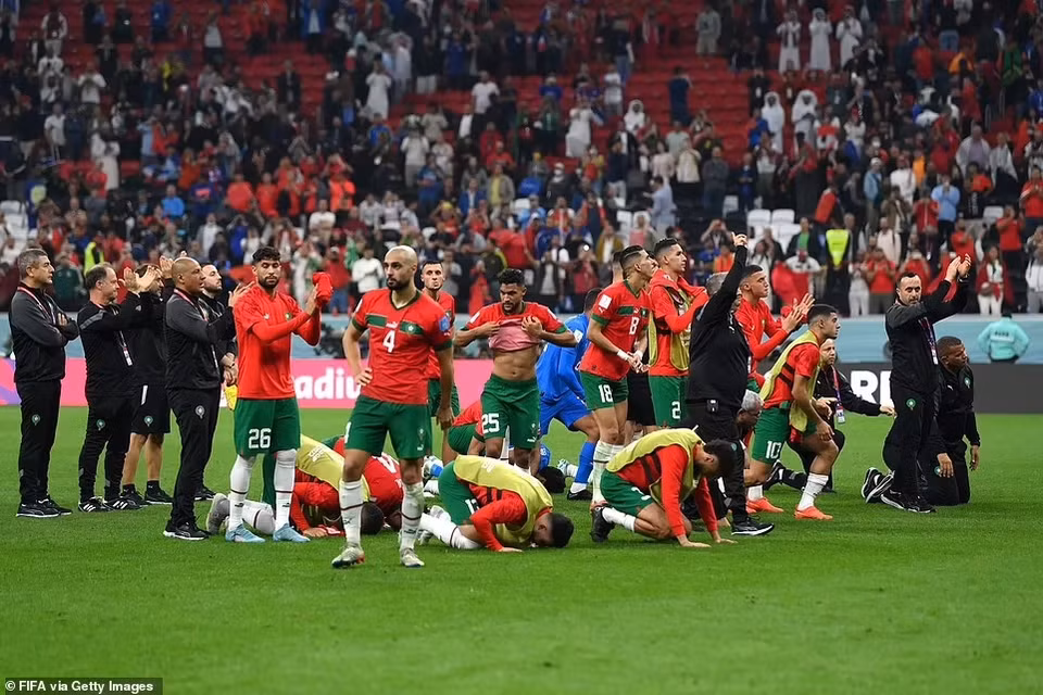 Maroc có lý do để buồn nhưng họ vẫn còn cơ hội để viết tiếp lịch sử trên đất Qatar nếu đánh bại Croatia ở trận tranh hạng 3. (Nguồn: Getty Images)
