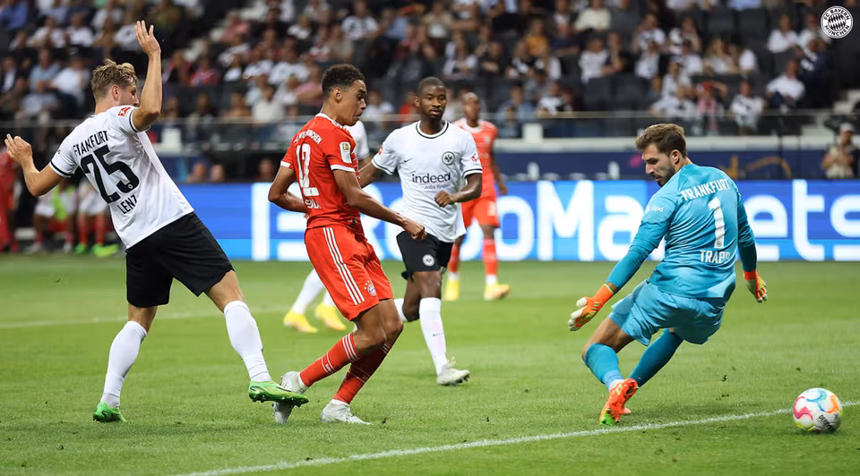 Tuy nhiên, Jamal Musiala sau đó đã thiết lập lại cách biệt về tỷ số...(Nguồn: FcBayern)