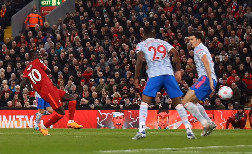 Phút 68, Sadio Mane gia tăng cách biệt với bàn nâng tỷ số 3-0 sau tình huống kiến tạo của Diaz. (Nguồn: Getty Images)