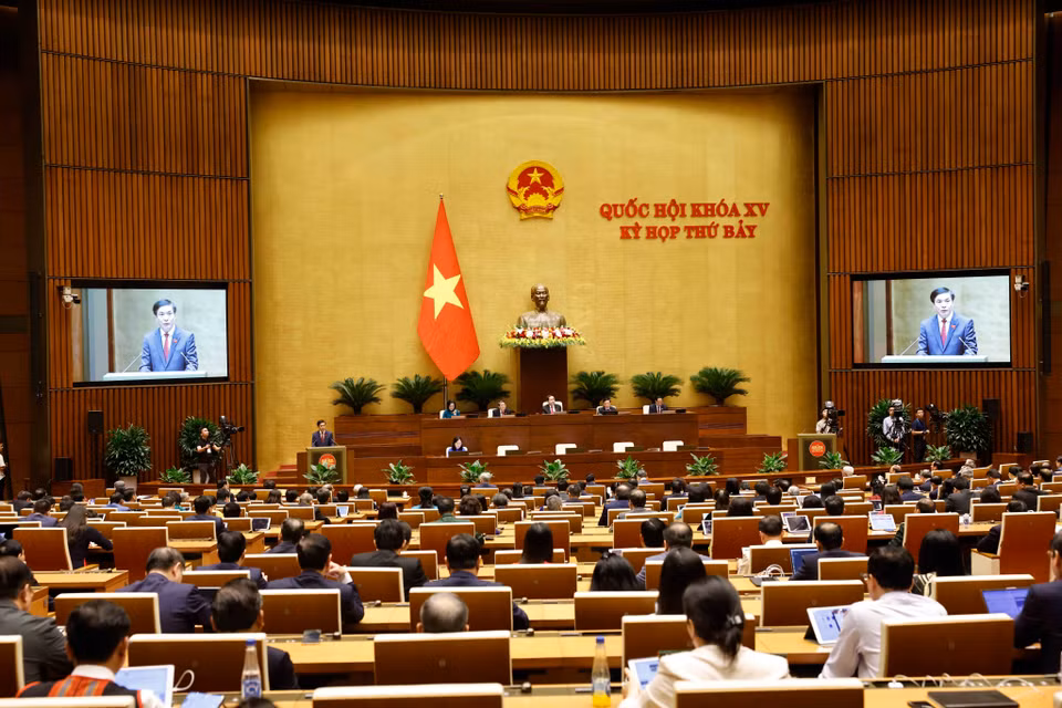 Quang cảnh phiên bế mạc Kỳ họp thứ 7, Quốc hội Khóa XV. (Ảnh: Doãn Tấn/TTXVN)