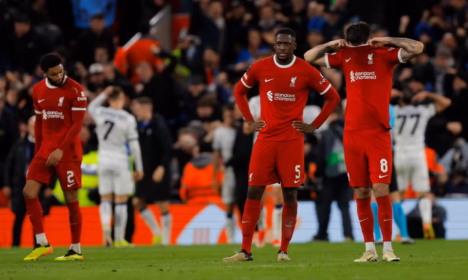 Kết quả này khiến Liverpool đối mặt nguy cơ bị loại khỏi sân chơi hạng 2 này. (Nguồn: UEFA)