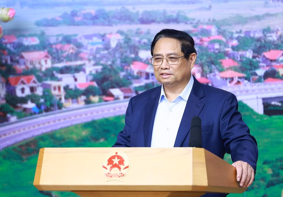 Thủ tướng Phạm Minh Chính chủ trì phiên họp. (Ảnh: Dương Giang/TTXVN)