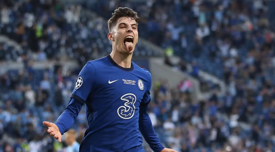 Kai Havertz là người lập công sau tình huống băng xuống vượt qua cả thủ môn Ederson rồi ghi bàn. (Nguồn: Getty Images)