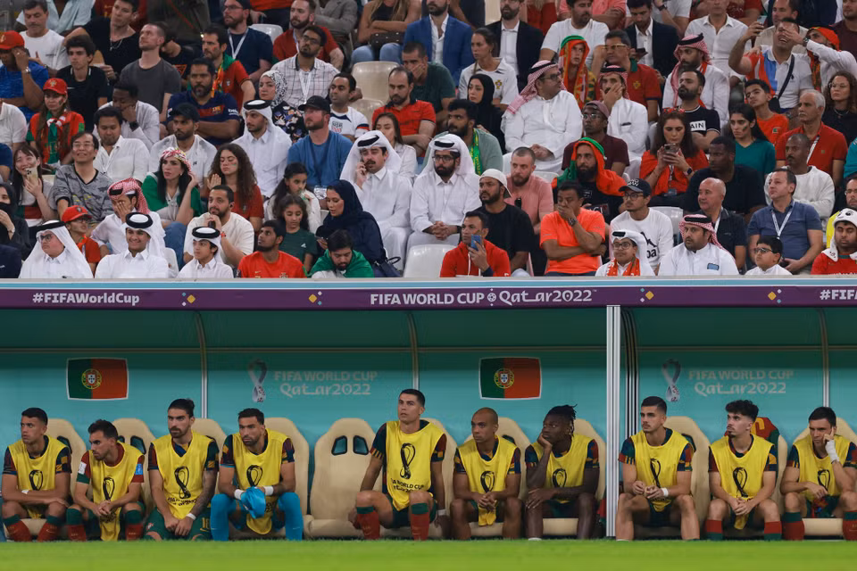 Với những gì đã diễn ra, khả năng Ronaldo tiếp tục dự bị ở trận gặp Maroc là rất lớn. (Ảnh: Hải An/Vietnam+)