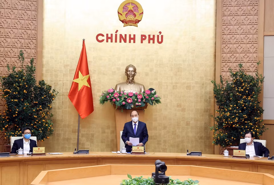 Thủ tướng Nguyễn Xuân Phúc phát biểu chỉ đạo. (Ảnh: Thống Nhất/TTXVN)
