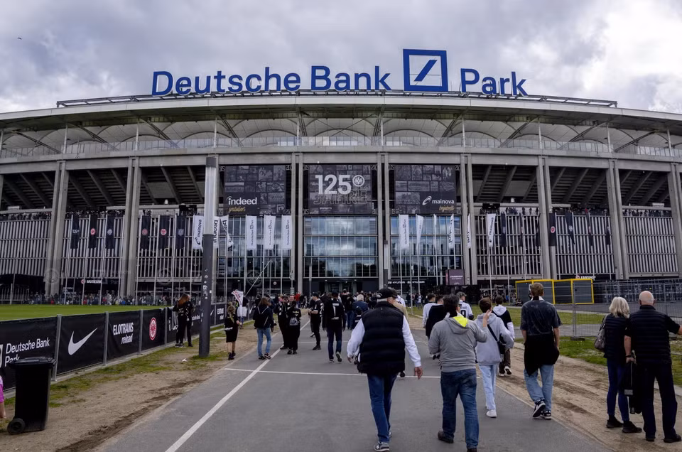 Frankfurt Arena có sức chứa 47.000 và là sân nhà của Eintracht Frankfurt. (Nguồn: AP)