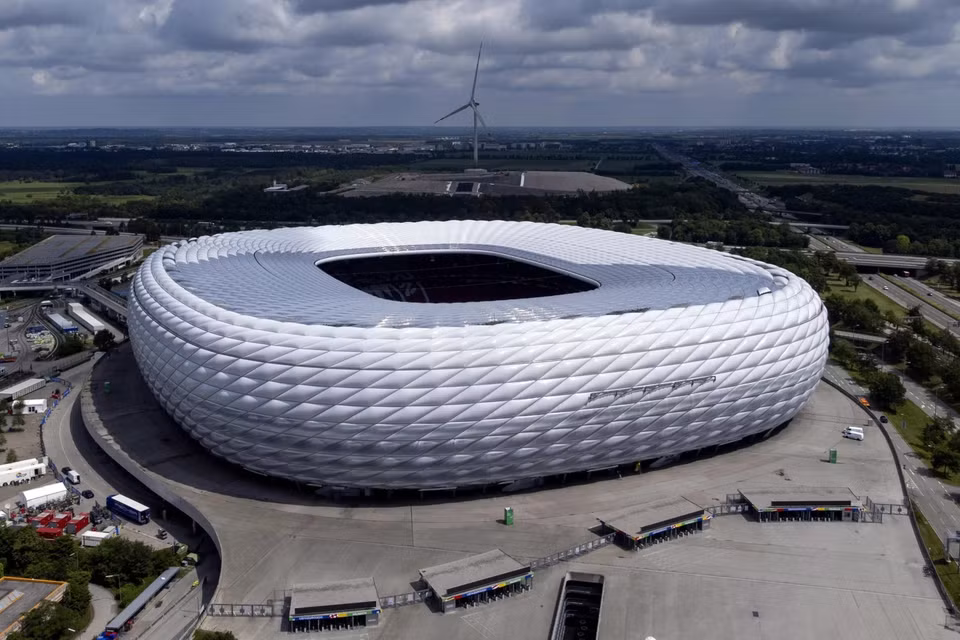 Munich Football Arena (hay còn có tên gọi Allianz Arena, sân đấu sẽ tổ chức trận khai mạc EURO 2024 khi chủ nhà Đức tiếp Scotland. (Nguồn: AP)