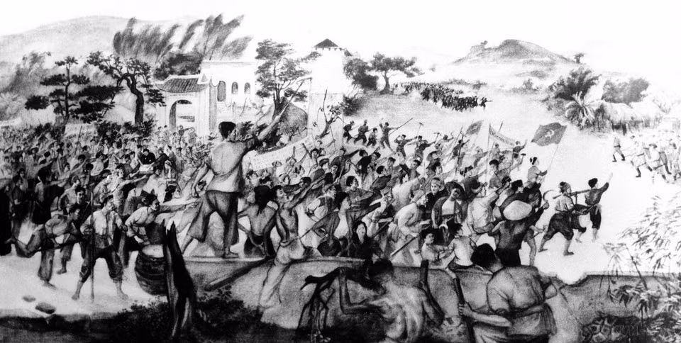 Phong trào Xô Viết-Nghệ Tĩnh, đỉnh cao của cao trào cách mạng 1930-1931 tuy thất bại nhưng đã chứng tỏ tinh thần oanh liệt và năng lực cách mạng của nhân dân lao động Việt Nam, là cuộc tổng diễn tập đầu tiên cho thắng lợi của Cách mạng tháng Tám năm 1945. (Ảnh: Tư liệu TTXVN)