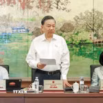 Tổng Bí thư, Chủ tịch nước Tô Lâm, đại biểu Quốc hội thành phố Hà Nội phát biểu. (Ảnh: Doãn Tấn/TTXVN)