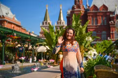 Du khách Việt khám phá Moscow. (Ảnh: CTV)