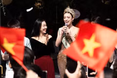 "Tình yêu thương của mọi người chính là nguồn động lực lớn lao để em tiếp tục cố gắng hơn nữa trong chặng đường sắp tới,” Emoura Phạm bày tỏ. (Ảnh: CTV/Vietnam+)