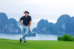 Đại sứ du lịch Greg Norman đã lên kế hoạch quảng bá du lịch golf Việt Nam nói riêng và hình ảnh điểm đến Việt Nam nói chung. (Ảnh: CTV)