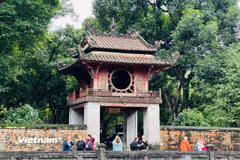 Văn Miếu-Quốc Tử giám. (Ảnh: TTXVN)