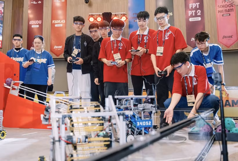 Cuộc thi nhằm tạo sân chơi để khuyến khích học sinh học về STEM. (Ảnh: Vietnam+)