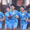 Đội tuyển U22 Việt Nam hướng đến mục tiêu thắng đậm ở trận ra quân SEA Games 33 gặp đối thủ Lào. (Ảnh: VFF)