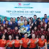 Herbalife Việt Nam 'tiếp sức' cho đội tuyển Nữ Việt Nam và đội tuyển U23 Việt Nam trước thềm ASIAD 2026. (Ảnh: VFF)