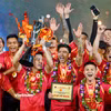 Công an Hà Nội sẽ khởi đầu chiến dịch bảo vệ ngôi vương V-League với màn tiếp đón Hồng Lĩnh Hà Tĩnh ở vòng 1. (Ảnh: Việt Anh/Vietnam+)