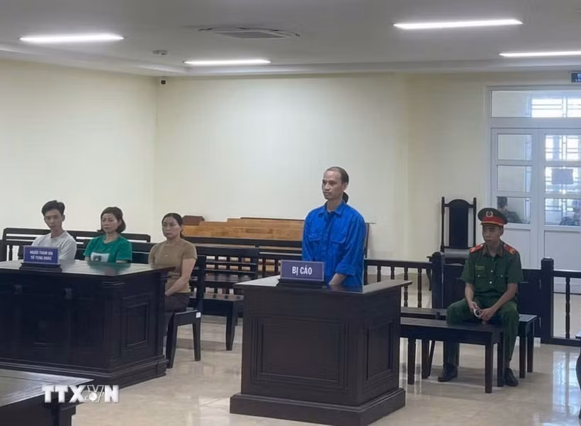 Bị cáo Vũ tại tòa. (Ảnh: TTXVN phát)