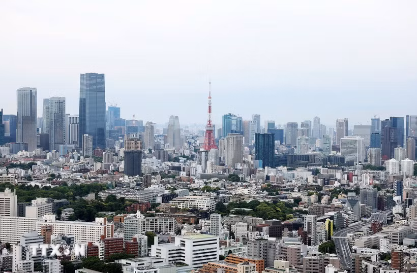 Quang cảnh thủ đô Tokyo, Nhật Bản. (Ảnh: THX/TTXVN)