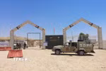 Một cửa khẩu ở biên giới Iraq-Iran. (Ảnh: AFP/TTXVN)