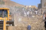 Hiện trường một cuộc không kích ở tỉnh Saada, Yemen, ngày 18/10/2026. (Ảnh minh họa. THX/TTXVN phát)