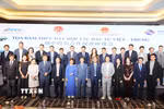 Đại diện tỉnh Bắc Ninh, Đại sứ quán Việt Nam tại Trung Quốc và các cơ quan, hiệp hội, doanh nghiệp Trung Quốc tham dự tọa đàm. (Ảnh: Công Tuyên/TTXVN)