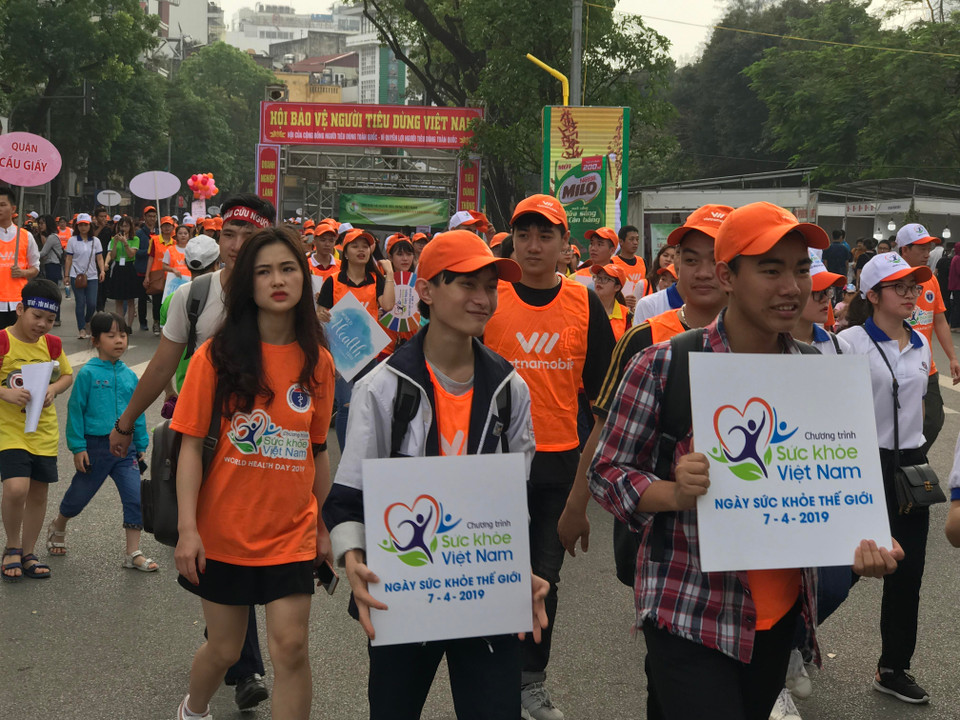 Sự kiện thu hút đảo người tham gia. (Ảnh: Đức Duy/Vietnam+)