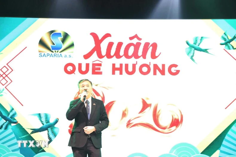 Đại sứ Dương Hoài Nam phát biểu tại sự kiện. (Ảnh: Việt Dũng/TTXVN)