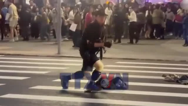 Hiện trường hỗn loạn vụ tấn công ga tàu điện ngầm ở Đài Loan 