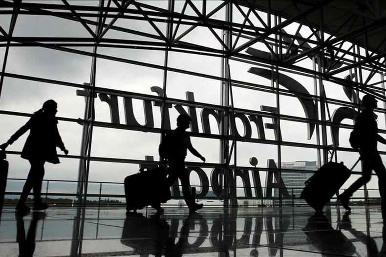 Sân bay Frankfurt. (Nguồn: Anadolu)