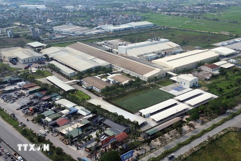 Hải Phòng có nhiều chính sách thu hút đầu tư vào các Khu công nghiệp. (Ảnh: Trần Việt/TTXVN)