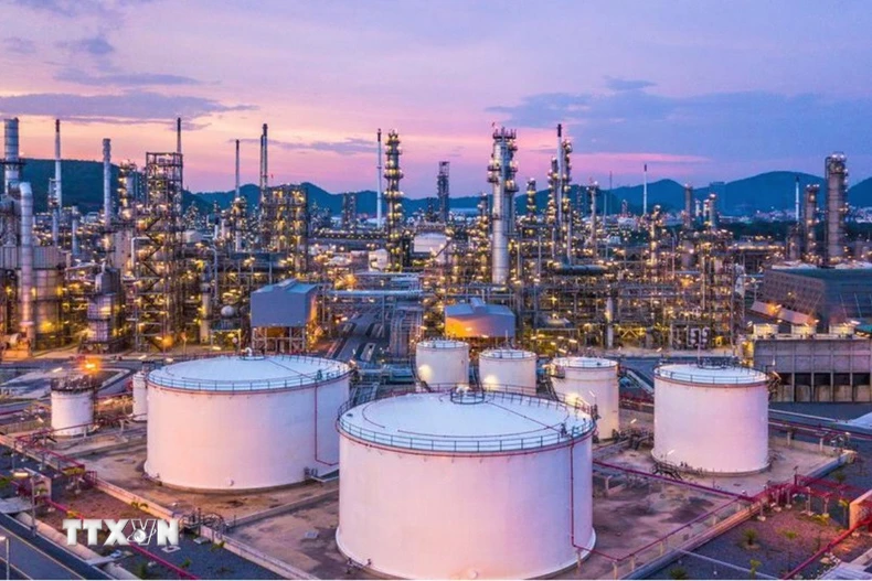 Cơ sở khai thác dầu của Công ty dầu khí quốc gia Aramco của Saudi Arabia. (Nguồn: globalenergyprize.org/TTXVN)