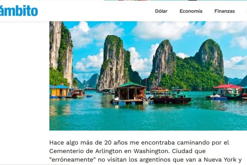 Bài viết trên tờ Ambito.