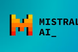 Biểu tượng công ty AI Mistral của Pháp. (Nguồn: empler)