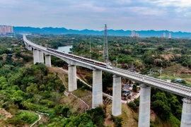 Trung Quốc hiện có mạng lưới đường sắt cao tốc dài nhất thế giới. (Nguồn: TTXVN)