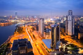 Một góc thành phố Ekaterinburg của Liên bang Nga. (Nguồn: russiatrek)