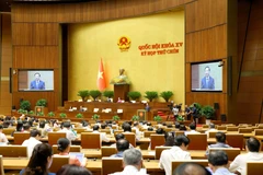 Toàn cảnh phiên họp Quốc hội sáng 7/5. (Ảnh: TTXVN)
