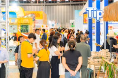 Các doanh nghiệp tham gia Viet Nam Intanational Sourcing 2024. (Ảnh: PV/Vietnam+)