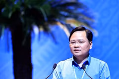 Ông Nguyễn Anh Tuấn, Chủ tịch Tổng Liên đoàn Lao động Việt Nam khóa XIV nhiệm kỳ 2026-2031. (Ảnh: Phan Tuấn Anh/TTXVN)