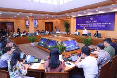 Họp báo thông tin về hội nghị công bố quy hoạch tổng thể Thủ đô Hà Nội tầm nhìn 100 năm và xúc tiến đầu tư năm 2026. (Ảnh: Vũ Quang/TTXVN)