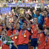 Tây Ban Nha lần thứ 2 trong lịch sử giảnh chức vô địch World Cup. (Ảnh: AFP/TTXVN)