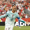 Ronaldo ăn mừng sau khi ghi bàn. (Ảnh: AFP/TTXVN)