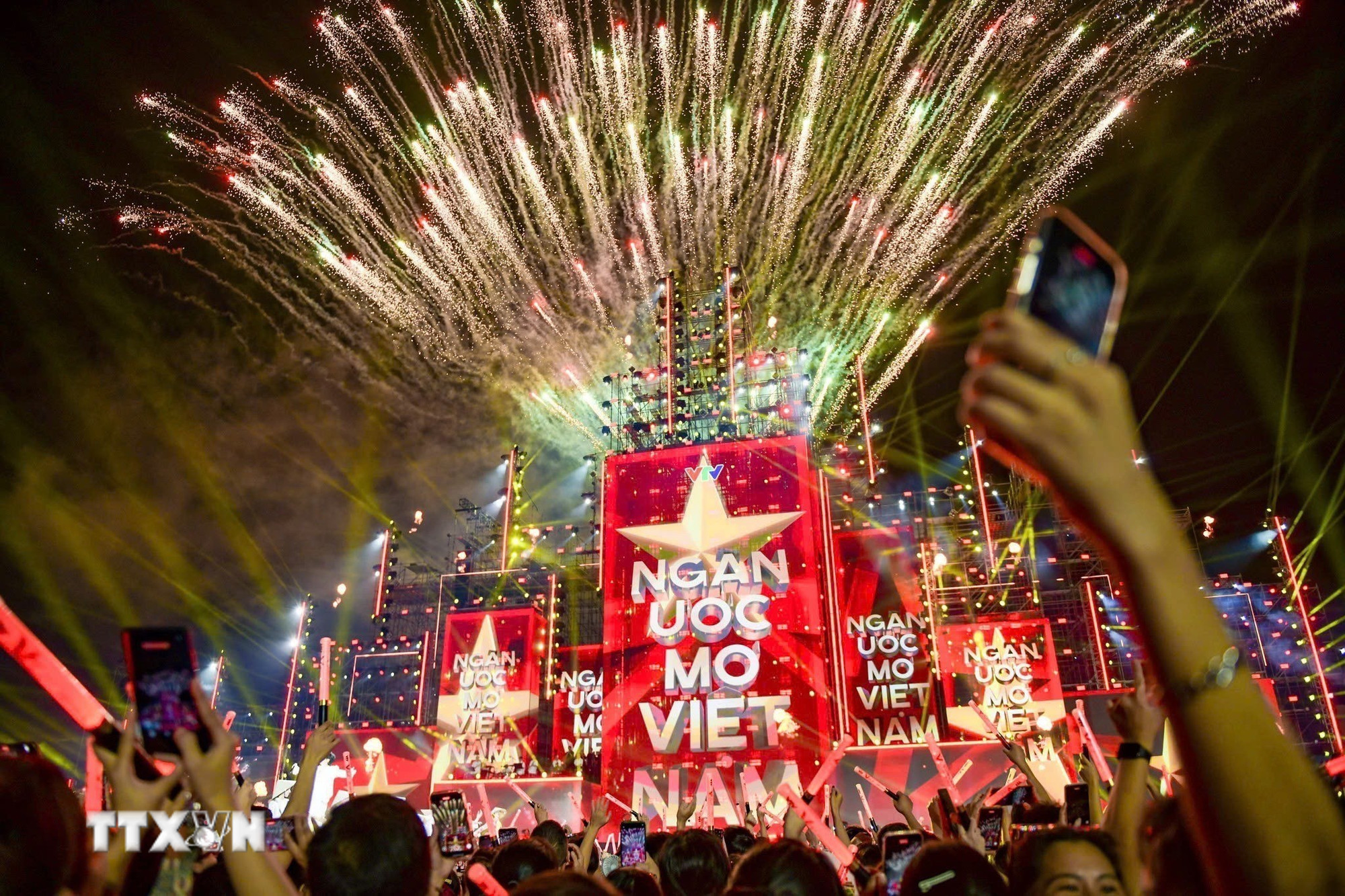 Chương trình đại nhạc hội “V Fest-Vietnam Today”. (Ảnh: Dương Giang/TTXVN)