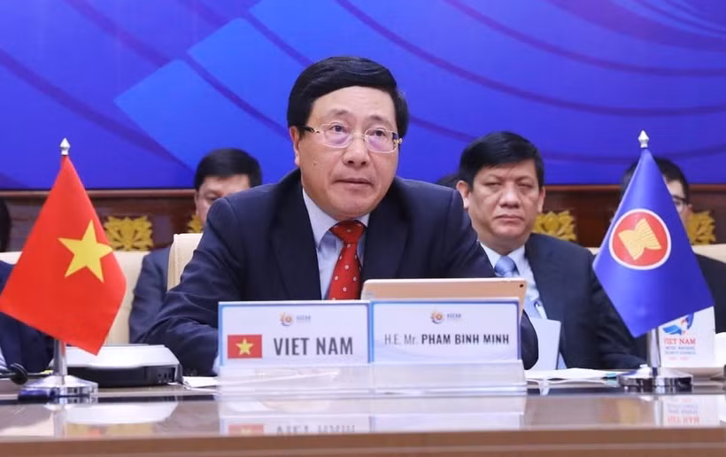 Phó Thủ tướng, Bộ trưởng Bộ Ngoại giao Phạm Bình Minh. (Ảnh: Lâm Khánh/TTXVN)