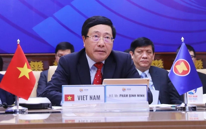 Phó Thủ tướng, Bộ trưởng Bộ Ngoại giao Phạm Bình Minh. (Ảnh: Lâm Khánh/TTXVN)