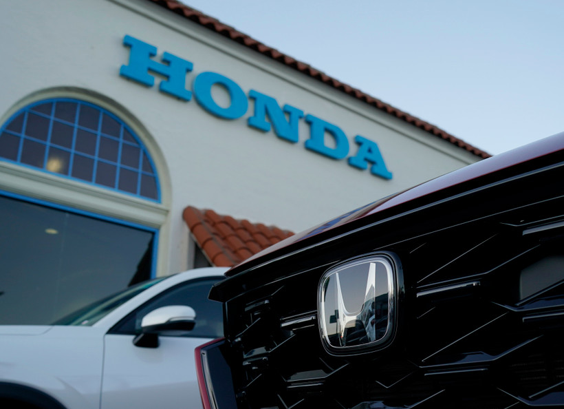 Một đại lý bán xe của Honda ở Burlingame, California (Mỹ) ngày 6/2/2024. (Ảnh: THX/TTXVN)